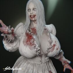 1girls 3d big_ass big_breasts big_thighs big_tits black_pupils blood_in_mouth blood_on_hand blood_stain breasts capcom curvaceous curvy curvy_figure female female_only grey-skinned_female grey_body grey_skin hips huge_ass huge_breasts humanoid large_ass large_breasts light_hair mature mature_female pale-skinned_female pale_skin resident_evil resident_evil_9:_requiem selena_corey slim_waist smile smiling smiling_at_viewer stickybuns sweating thick thick_hips thick_legs thick_thighs thighs undead undead_female voluptuous waist white-skinned_female white_body white_dress white_hair white_iris white_skin wide_hips zombie zombie_girl