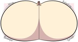 ass_expansion big_ass bubble_butt fairy huge_ass hyper_ass hyper_butt lily_white puffster3 tagme touhou