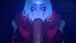 1boy 1boy1girl 1girls 3d 3d_animation animated athletic_female barefoot blowjob blowjob_face blowjob_only blowjob_pov blue_skin bored bored_expression clothed clothed_female clothed_female_nude_male clothed_sex clothing cock cum_bubble deadlock duo duo_focus erection eye_contact eye_contact_pov face_fucking fellatio fellatio_face female female_focus female_penetrated femsub full_lips giver_pov glowing_eyes glowing_skin human human_penetrating intense_stare kneeling kneeling_female kneeling_oral_position large_penis light-skinned_male lips looking_up male male/female male_penetrating male_penetrating_female male_pov nasral3d oral oral_penetration oral_sex penis penis_in_mouth pov pov_blowjob pov_eye_contact pov_male seductive seductive_eyes seductive_look seductive_mouth sex sexual short_video shorter_than_30_seconds straight straight_sex submissive submissive_female sucking sucking_penis tagme video vindicta_(deadlock) warm_mouth