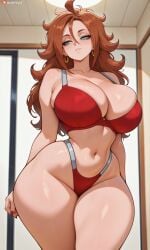 android 21 from dragon ball by houseofwaifu