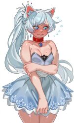 weiss schnee from rwby by elsynkarah