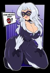 1boy 1girls 2026 alluring big_breasts black_cat_(fortnite) black_cat_(marvel) blindstash bodysuit breasts bursting_breasts choker collar curvaceous curvaceous_body curvaceous_female curvaceous_figure curvaceous_hips curvy curvy_body curvy_female curvy_figure curvy_hips cute cute_face domino_mask enticing eyemask felicia_hardy female fortnite fortnite_(marvel_comics) green_eyes hips huge_breasts large_breasts light-skinned_female light_skin male marvel marvel_comics mask masked masked_female massive_breasts peter_parker red_lipstick seducing seductive seductive_look shiny shiny_ass shiny_clothes shiny_skin skin_tight spider-man spider-man_(series) superheroine teasing teasing_partner temptation tempting text text_bubble thick thick_breasts thick_hips thick_thighs thief tight_clothes tight_clothing voluptuous voluptuous_female white_fur white_hair wide_hips