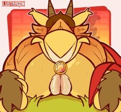 anal anal_sex anthro anus ass blush bodily_fluids body_blush butt_focus buttplug buttplug_in_ass buttplug_insertion clothed clothing digital_media_(artwork) fan_character faun faun_(spyro) female fur gem genitals grass hair hi_res hooves horn jewel_buttplug leaf lustragon maple_(iestragon) mythological_creature mythology object_in_ass partially_clothed penetration plant plug_(sex_toy) plug_insertion presenting presenting_hindquarters rear_view satyr sex_toy sex_toy_in_ass sex_toy_insertion simple_background solo sweat tail vulva