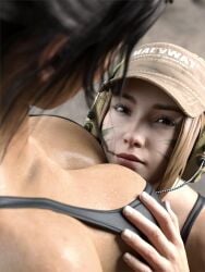 2girls 3d activision big_ass big_breasts breasts bust busty call_of_duty call_of_duty_mobile call_of_duty_modern_warfare_(2019) call_of_duty_modern_warfare_2_(2022) call_of_duty_warzone chest curvaceous curvy curvy_figure female female_only hips hourglass_figure huge_breasts infinity_ward large_breasts legs light-skinned_female light_skin lips mara_(cod) mature mature_female slim_waist thick thick_hips thick_legs thick_thighs thighs top_heavy urban_tracker voluptuous waist wide_hips word2 yuri