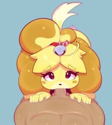 isabelle (animal crossing) from animal crossing by vixycore