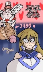 1futa 1girl1futa 1girls 2d alexis_rhodes attack behind_another big_ass big_balls big_breasts big_penis blonde_hair brown_eyes closed_eyes closed_eyes_smile clothed clothed_female clothed_futa defeat defeated defeated_heroine dialogue duel_monster english_text female femsub futa_on_female futadom futanari gloves guavagrunt hat heart holding_penis huge_ass huge_balls huge_breasts huge_cock inevitable_rape inevitable_sex injection_fairy_lily long_hair monster_girl pink_hair scared sfx simple_background smile speech text thick_thighs thighhighs thighs thousand_yard_stare throbbing_penis veiny_penis worried worried_expression writing yu-gi-oh!
