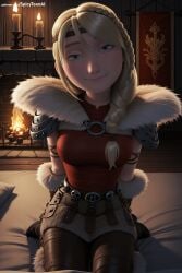 1girls ai_generated armor astrid_hofferson bed bed_sheet bedding bedroom bedroom_background bedroom_eyes bedroom_setting bedsheets blonde blonde_female blonde_hair blonde_hair_female blue_eyes braid braided_hair braids breasts candle candles curvaceous curvaceous_body curves curvy curvy_body curvy_female curvy_figure dreamworks female female_only fire fireplace fuck_me_eyes fur_collar fur_trim heroine hi_res high_quality high_resolution hourglass_figure how_to_train_your_dragon how_to_train_your_dragon_2 indoors kneeling kneeling_female kneeling_on_bed kneeling_position light-skinned_female light_skin looking_at_viewer on_knees patreon pauldron pauldrons pillow red_clothes red_clothing red_shirt seductive seductive_eyes seductive_gaze seductive_look seductive_mouth seductive_pose seductive_smile sexy sitting smile solo solo_female spicytoonai torch uncensored viking viking_female voluptuous voluptuous_female watermark woman