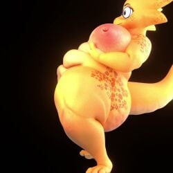 3d alphys animated anus deltarune mmmano tagme turnaround twilightv0ids_(modeler) undertale video wip
