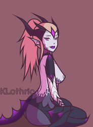 ass breasts demon_girl dragon dragon_sorceress_zyra dragon_world_series female klothric league_of_legends monster_girl riot_games solo straight zyra