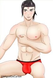 briefs chou_(mobile_legends) male male_only mobile_legends muscular muscular_male