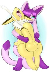 2017 abdominal_bulge alternate_color anal balls big_balls big_penis chest_bulge cum dickgirl dickgirl/male drooling eeveelution feral fucked_silly glaceon glowing glowing_eyes handjob huge_balls huge_cock hyper hyper_penis intersex intersex/male jolteon lamia_(character) lamiaaaa large_insertion male male_only nintendo open_mouth pectoral_bulge penetration penis pokemon saliva sex stomach_bulge tongue video_games