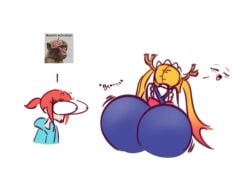 ass awooga comedic huge_ass kobayashi kobayashi-san_chi_no_maidragon meme miss_kobayashi's_dragon_maid themarart tohru_(dragon_maid)