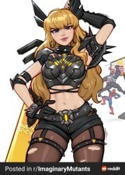 armor blonde_hair costume female female_only magik_(illyana_rasputin) magik_(marvel_rivals) marvel marvel_rivals video_games