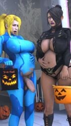 1futa 1girls 3d ahe_gao belly belly_expansion belly_inflation big_belly bimbo bloat bloated bloated_belly bloated_stomach bloating clothing crossover expansion eyeshadow female final_fantasy final_fantasy_x futa_wife futanari halloween inflation intersex lipstick lulu_(final_fantasy) makeup metroid mole mole_under_mouth nintendo panties penis pregnant pregnant_futa rattledbonezone samus_aran skyrim thalmor the_elder_scrolls