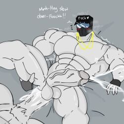 bara cap collar cum_in_ass cum_inside cumshot fast_thrusts gay hzin_(lustfulsai) lustfulsai masked_male rough_sex