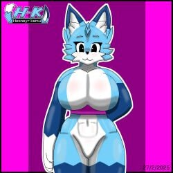 ass_focus breasts cyan_body cyan_fur cyan_skin cyan_tail fox fox_humanoid fox_tail furry_ass furry_balls furry_tail roblox roblox_avatar robloxian