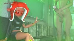 1girl1futa 3d agent_8_(splatoon) athletic_futanari big_breasts big_penis frgzz88 futadom futanari horny horny_female human looking_away nervous nervous_sweat octoling octoling_girl shy source_filmmaker splatoon splatoon_2 submissive submissive_female text