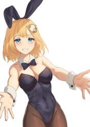 1girls bare_arms bare_chest bare_hands bare_shoulders bare_skin belly belly_button black_bowtie black_bunny_ears black_bunnygirl_costume black_bunnysuit black_hairband black_leotard black_topwear blonde_eyebrows blonde_female blonde_hair blonde_hair_female blue_eyes blue_eyes_female blush blush_face blush_lines blushed_face blushing_at_viewer blushing_face blushing_female bowtie breasts brown_legwear brown_pantyhose brown_stockings bunny_ears bunnygirl bunnygirl_outfit cleavage collar collarbone curvaceous curvaceous_body curvaceous_female curvaceous_figure curvaceous_hips curvy curvy_body curvy_female curvy_figure curvy_hips dot_nose exposed_arms exposed_chest exposed_shoulders exposed_skin fair_skin female female_focus female_only fingernails fingers groin hair_between_eyes hair_clip hair_clips hair_ornament hair_ornaments hairband hairclip hairclips high_resolution highres hololive hololive_english hololive_myth hourglass_figure kangbus large_breasts lean_body lean_figure legs legwear leotard light-skined_female light-skinned light-skinned_female light_skin light_skin_female light_skinned light_skinned_female lips looking_at_viewer medium_hair midriff narrow_waist navel pantyhose parted_lips shoulders simple_background slender_body slender_waist slim_girl slim_waist smile smiley_face smiling smiling_at_viewer smooth_skin solo standing stockings thick_thighs thighs thin_waist topwear upper_body v-line virtual_youtuber watson_amelia white_background white_collar white_wrist_cuffs wide_hips wrist_cuffs yellow_eyebrows yellow_hair yellow_hair_female