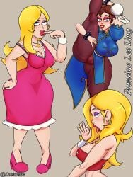 1girls 3girls big_breasts big_lips big_thighs bimbo bimbo_body bimbo_lips bimbofication bimbofied blonde_hair blonde_hair blowjob_gesture blue_eyes brown_hair brunette_hair cartoon chinese chun-li chun-li_(cosplay) doctorecrz dress female female_only francine_smith high_resolution highres hourglass_figure human milf miniskirt mother pose presenting presenting_pussy punk punk_girl rock_and_roll_sherpa_(francine_smith) seductive_look sexy_pose street_fighter stretching videogame