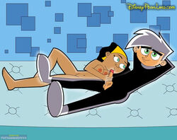 blowjob cartoonworkxxx danny_fenton danny_phantom dark-skinned_female dark_skin disneypornland.com fellatio female interracial male nickelodeon valerie_gray