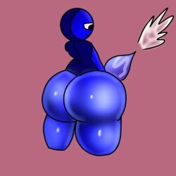 big_ass booty bottomless cum jerking jevin_(sprunki) male_only naked penis semen solo solo_male sprunki tentacle_penis