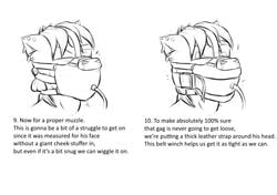 absurd_res bondage bound bulge clipped_wings_(oc) comic equine gag glue hi_res horse inflatable inflatable_gag krd male male_only mammal mask monochrome muzzle_(object) my_little_pony neck_bulge permanent permanent_bondage piercing pony rubber sex_toy solo story