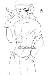 brawl_stars fang_(brawl_stars) male_only meowyata_(artist) muscular muscular_male only_male