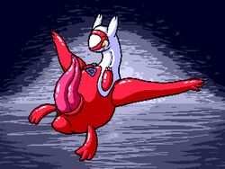 big_penis digital_media_(artwork) feral flygon_(artist) huge_cock latias legendary_pokémon male male_only nintendo penis pixel_art pokemon pokemon_(species) solo somnamg video_games