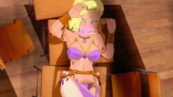 3d android_18 blonde_hair breasts dragon_ball dragon_ball_z empty_eyes femsub happy_trance harem_outfit hypnosis large_breasts mind_control shadow1333 short_hair veil