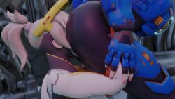 3d animated ass_on_face ass_sniffing ass_worship big_ass bubble_butt facesitting kishi mercy overwatch overwatch_2 smothering sniffing_ass stinkface tagme tracer video yuri