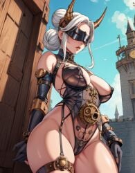 ai_generated big_breasts large_breasts original_character stable_diffusion steampunk thick thick_thighs