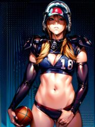 ai_generated anime cleavage football nfl