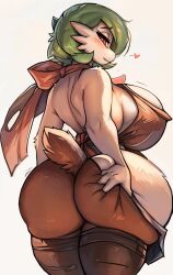 1girls 2024 2d ai_generated apron apron_only ass backboob big_ass big_breasts big_thighs blush breasts bunny bunny_tail cute_fang dat_ass female female_focus female_only fur furry furry_female furry_only gardevoir generation_3_pokemon green_hair hi_res highres huge_ass huge_breasts koffing77789 large_ass large_breasts large_thighs looking_at_viewer nintendo oerba_yun_fang overalls plump plump_ass pokémon_(species) pokemon pokemon_(species) red_eyes round_ass solo solo_female solo_focus thick_thighs thighs white_fur wide_hips