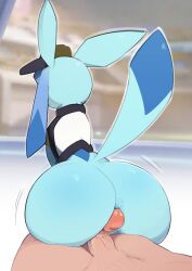 2024 absurd_res ambiguous_gender anus ass big_butt bodily_fluids bottom_heavy clothed clothing curved_penis dodudoru eeveelution feral generation_4_pokemon genital_fluids genitals glaceon hat headgear headwear hi_res hot_dogging huge_butt human humanoid_genitalia humanoid_penis interspecies male male/ambiguous mammal motion_lines multicolored_body nintendo orange_unite_style_glaceon penis pokemon pokemon_(species) pokemon_unite pokephilia precum rear_view sex sportswear tail vein veiny_penis wide_hips zoophilia