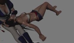 2girls 3d ahe_gao animated chloroform dead_or_alive dead_or_alive_5 defeated kasumi_(doa) kktzane knocked_out nyotengu ryona unconscious white_eyes wip work_in_progress