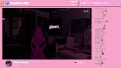 1boy 1boy1girl 1girl1boy 1girls 3d animated asian asian_female ass bed blizzard_entertainment brown_hair cowgirl_position cute d.va female gamer_girl giannanora_ indoors korean korean_female livestream livestreaming moan moaning moaning_in_pleasure on_bed overwatch overwatch_2 reflection riding riding_penis sex sound streamer streaming tagme video