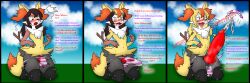 2024 5_fingers animal_genitalia animal_penis anthro artist_logo artist_name balls big_balls big_penis biped black_border black_nose blonde_hair blush border braixen breath brown_hair bulge canine_genitalia canine_penis clothed clothing colored dialogue dipstick_tail ejaculation ellipsis english_text erection expansion fingers fur fur_growth generation_6_pokemon genital_expansion genitals growth hair hi_res huge_cock human_to_anthro hyper hyper_genitalia hyper_penis inner_ear_fluff kneeling knot kotaro_(kotarofoxxxx) legs_together logo looking_pleasured male male_anthro markings mid_transformation motion_lines nintendo open_mouth open_smile orange_inner_ear_fluff outside panties panties_only paws penis penis_expansion pokemon pokemon_(species) pomiart pseudo_clothing question_mark red_hair shaking shaking_lines sitting sitting_on_ground smile solo species_transformation squiggle_mouth tail tail_markings text thick_thighs tongue tongue_out topless torn_clothing transformation transformation_sequence tuft underwear underwear_only yellow_body yellow_fur