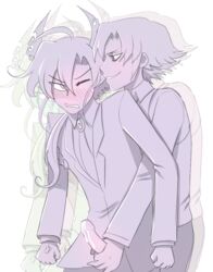 2boys cum fumus funamusea gay handjob incest licorice_(funamusea) penis problilmatic uncle_and_nephew yaoi