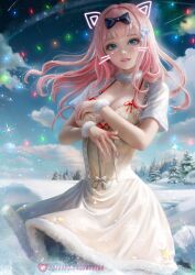fujiwara chika from christmas by axsens