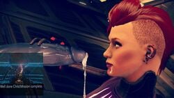 alien amonsrule big_penis captura cum cumshot excalibur_(warframe) lotus_(warframe) operator_(warframe) photoshop red_hair tenno unseen_male_face warframe