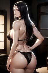 1girls ai_generated ass big_ass big_breasts black_hair bleach bleach:_the_thousand-year_blood_war blue_eyes bra breasts cleavage female female_only hair_down huge_ass huge_breasts indoors light-skinned_female light_skin lingerie long_hair loose_hair mature mature_female mature_woman midriff milf nai_diffusion paipan pale-skinned_female pale_skin panties seducing seduction seductive seductive_eyes seductive_look seductive_smile sinner_ai solo solo_focus stable_diffusion thick_thighs thighs underwear underwear_only unohana_retsu very_long_hair voluptuous voluptuous_female