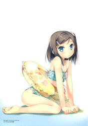 bikini female flat_chest hentai_ouji_to_warawanai_neko swimsuit tsutsukakushi_tsukiko