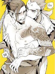 brothers deepwater_se family genji hanzo incest male overwatch siblings tagme yaoi young_genji