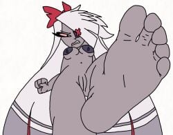 1girls 5_toes amazon_prime anger angry angry_face angry_female barefoot big_feet big_toes bigger_female boobies boobs breasts feet female female_only foot_fetish giant giant_feet giant_female giant_milf giantess gigantic_feet hair_ribbon hazbin_hotel hellaverse huge_feet huge_toes large_feet large_toes larger_female long_feet mad mad_face massive_feet massive_female massive_woman milf naked naked_female nipples nude nude_female pussy spindlehorse_toons tits titties toes vaggie vaggie_(hazbin_hotel) vagina vivienne_medrano vivziepop vulva