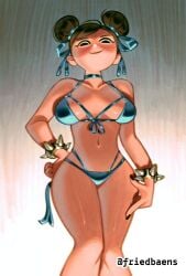 1girls 2d 2d_(artwork) 2d_artwork adult adult_female ahoge bare_arms bare_belly bare_chest bare_hands bare_hips bare_legs bare_midriff bare_navel bare_shoulders bare_skin bare_thighs belly belly_button bikini bikini_bottom bikini_only bikini_top black_fingernails black_nail_polish black_nails blue_bikini blue_bikini_bottom blue_bikini_top blue_hair_ribbon blue_hair_tie blue_ribbon blue_swimsuit blue_swimwear breasts breasts_apart chun-li closed_mouth_smile collarbone curvaceous curvaceous_body curvaceous_female curvaceous_figure curvaceous_hips curvy curvy_body curvy_female curvy_figure curvy_hips digital digital_art digital_drawing digital_drawing_(artwork) digital_media digital_media_(artwork) double_bun elbows exposed_arms exposed_belly exposed_chest exposed_hips exposed_legs exposed_midriff exposed_navel exposed_shoulders exposed_skin exposed_thighs female female_focus female_only fingernails fingers friedbaens groin hair_bun hair_ribbon hair_tie half_naked half_nude halterneck hand_on_leg hand_on_own_leg hand_on_own_thigh hand_on_thigh high_resolution highres hourglass_figure inframammary_fold knees lean_figure legs_closed legs_together light_smile looking_at_viewer looking_down looking_down_at_viewer mature mature_female medium_breasts midriff nail_polish nails naked naked_female naked_woman narrow_waist navel nude nude_female nudity parted_bangs ribbon semi_nude short_hair shoulders simple_background slender_body slender_waist slim_waist smile smiley_face smiling smiling_at_viewer solo standing street_fighter string_bikini swimsuit swimwear thick_thighs thighs thighs_together twin_buns upper_body white_background wide_hips