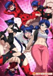 1girls 2d anus big_breasts blowjob blue_eyes blue_hair braided_ponytail breasts cat_ears clothed clothed_female color female female_focus full_color ladybug_(character) ladynoir_(character) looking_at_viewer male marinette_dupain-cheng mask masked masked_female miraculous:_tales_of_ladybug_and_cat_noir miraculous_ladybug multimouse_(character) multiple_poses nipples oral oral_sex partial_male penis pigtails prison_guard_position pussy reit ripped_clothing sex showing_ass showing_off straight straight_sex superheroine tagme tight_clothing torn_clothes vagina vaginal_penetration vaginal_sex watermark