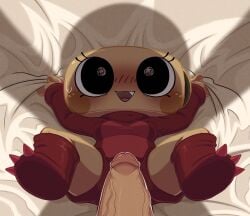 2025 anthro blush blushcrunch_studio cephalopod clothing dandy's_world dino_snore_shelly duo female first_person_view for_a_head four-pundo genitals heart_eyes heart_symbol hi_res human humanoid imminent_sex male male/female marine mollusk object_head open_mouth penis prehistoric_species roblox shelly_(dandy's_world) toon_(dandy's_world) toonophilia