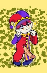 ambiguous_gender balls big_cock big_dick big_penis bodysuit circumcised clothed clothed_male clothing clown clown_costume clown_makeup clown_paint cock costume dick elf_ears gay gradient_hair green_eyes huge_cock hugh_morris jester jester_costume jester_hat jester_outfit light-skinned_male light_skin long_penis makeup male male_only massive_cock massive_dick massive_penis mii nintendo onesie onesie_open penis pointy_ears posing presenting_penis purple_hair rainingstars ripped_bodysuit ripped_clothing ripped_pants shoes simple_background simple_coloring smug smug_expression smug_eyes smug_face smug_grin smug_smile solo solo_focus solo_male sparkles tomodachi_life tomodachi_life:_living_the_dream veins veiny_penis