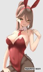 1girls 2d 2d_(artwork) 2d_artwork big_breasts breasts brown-eyed_female brown-haired_female brown_eyes brown_hair bunny_ears bunnygirl bunnygirl_outfit bunnysuit busty busty_female busty_girl cleavage collar collarbone digital digital_art digital_drawing digital_drawing_(artwork) digital_media digital_media_(artwork) elbows eyebrows_visible_through_hair female female_focus female_only fingers grey_legwear grey_pantyhose grey_stockings grey_tights groin hair_between_eyes head_tilt inguinal_crease inguinal_ligament large_boobs large_breasts lean_figure legwear leotard long_hair looking_at_viewer narrow_waist oc original original_art original_artwork original_character pantyhose parted_bangs parted_lips red_bunny_ears red_bunnysuit red_hairband red_leotard red_topwear shoulders simple_background skeptycally slender_body slender_waist slim_waist smile smiley_face smiling smiling_at_viewer solo standing thighs tights tilted_head topwear upper_body white_background white_collar