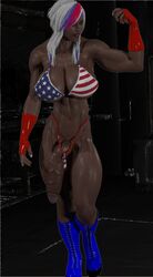 1futa 3d abs american_flag_bikini arm_up armpits big_ass big_balls big_breasts big_penis bikini blue_hair boots breasts_bigger_than_head cleavage curvy dark-skinned_futanari dyed_hair erection flexing_bicep futa_only futanari gloves hair_tied huge_ass huge_balls huge_breasts huge_cock intersex joos3dart large_ass large_balls large_breasts large_penis long_hair muscles muscular_futanari navel original_character portrait purgatory_brezoianu purgy red_eyes red_hair showing_off solo_focus thick_thighs veins veiny_penis voluptuous white_hair wrestling_outfit